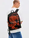 Рюкзак джинсовый / RED CHINA DRAGON