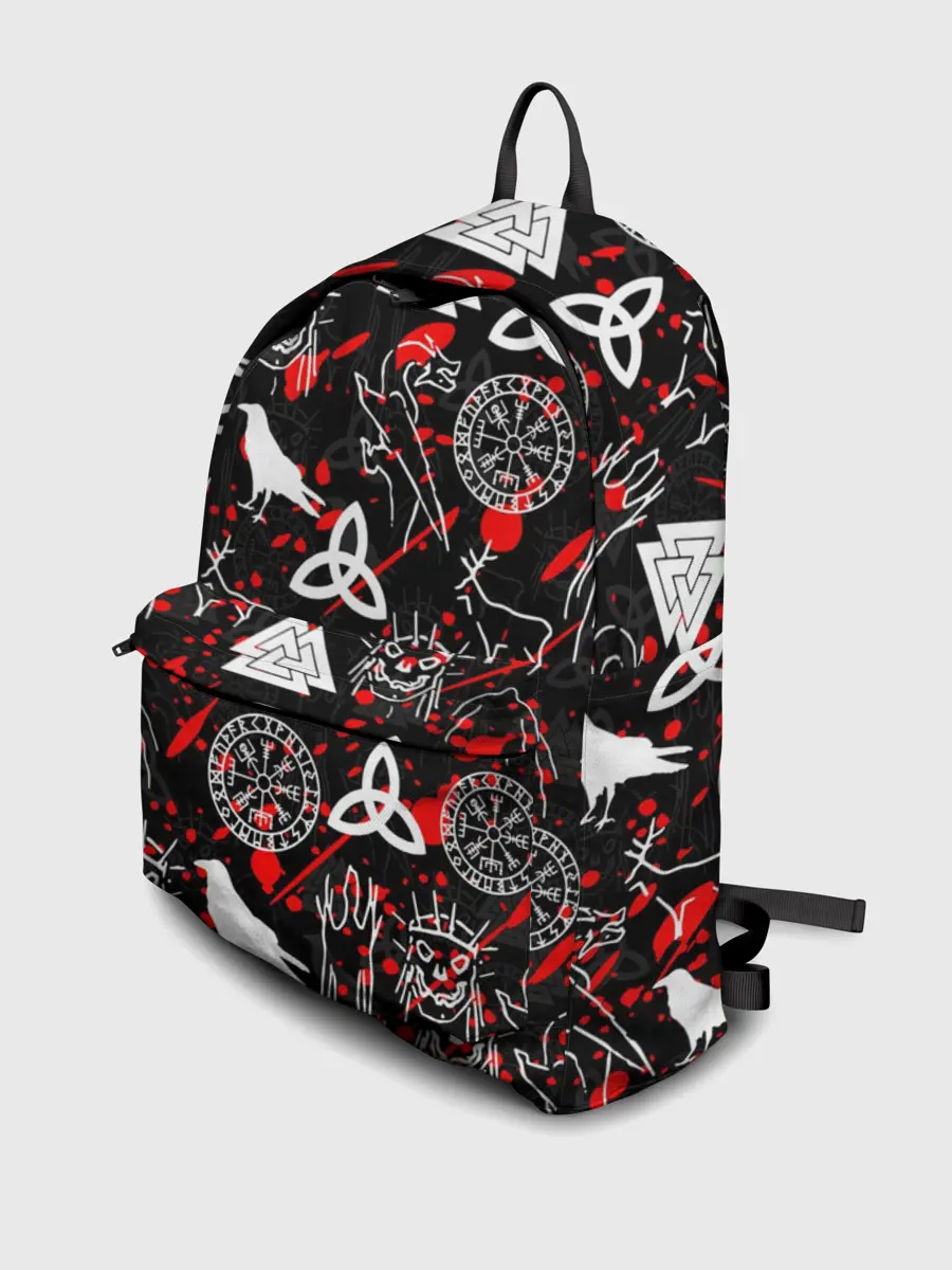 Рюкзак джинсовый / VALHEIM РУНЫ