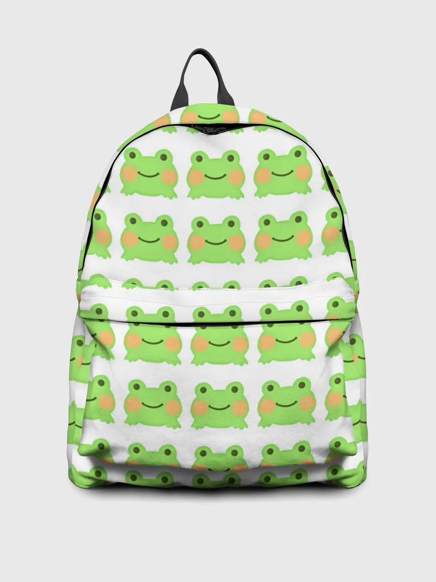 Рюкзак джинсовый / лягушка