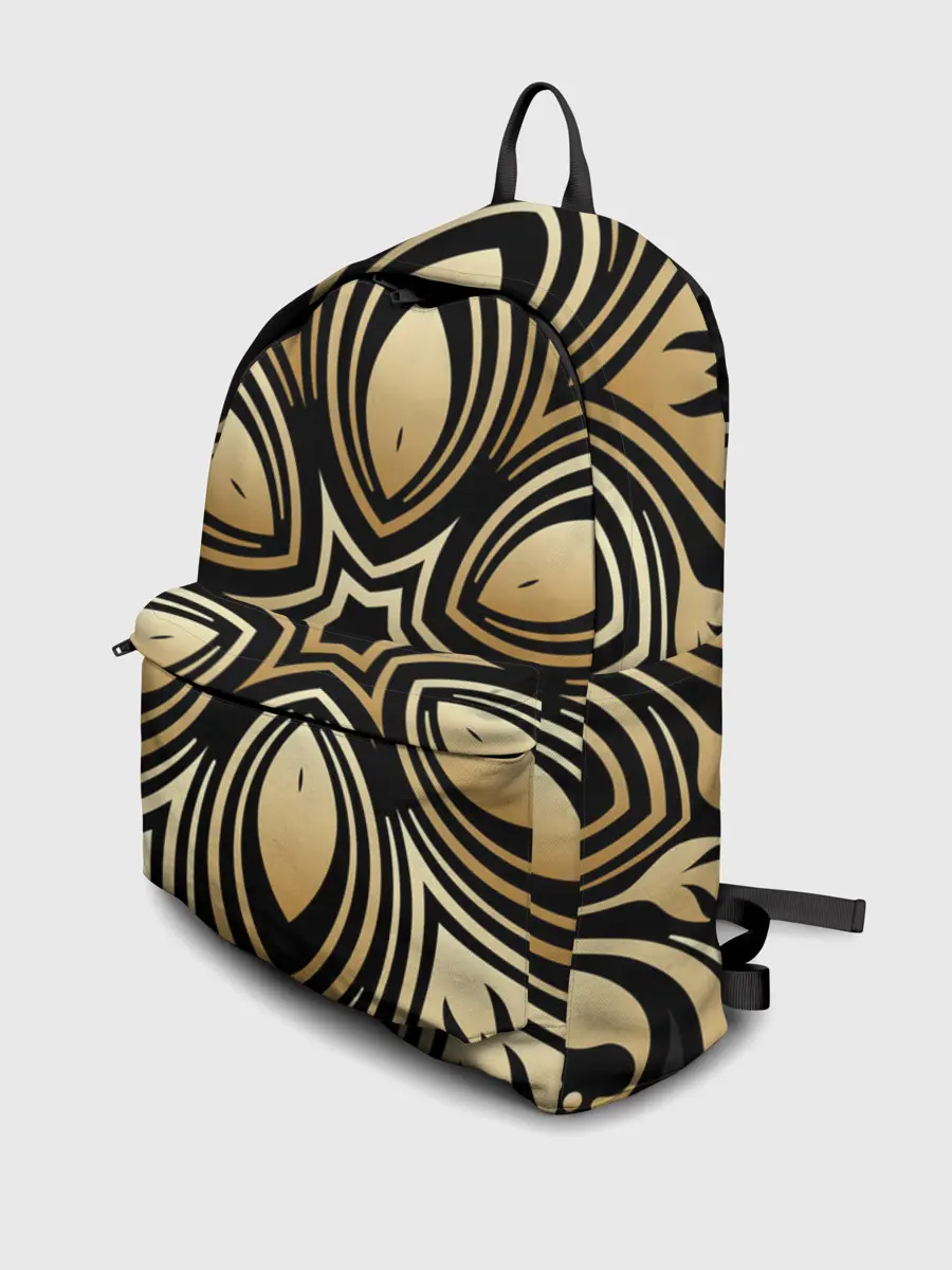 Рюкзак джинсовый / золото