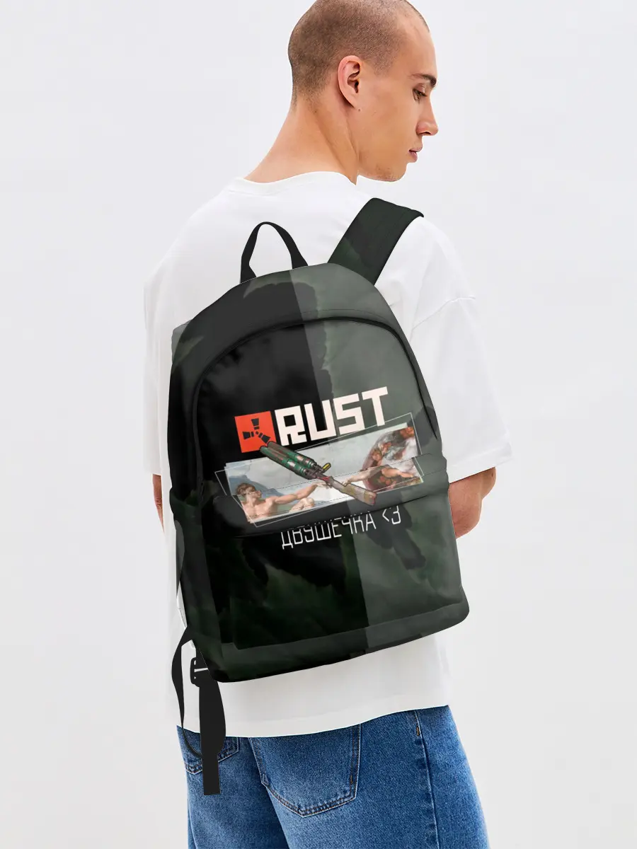 Рюкзак джинсовый / Rust | Мамкин Рейдер | Раст