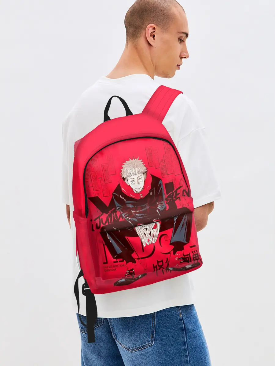Рюкзак джинсовый / Итадори Юдзи Магическая Битва