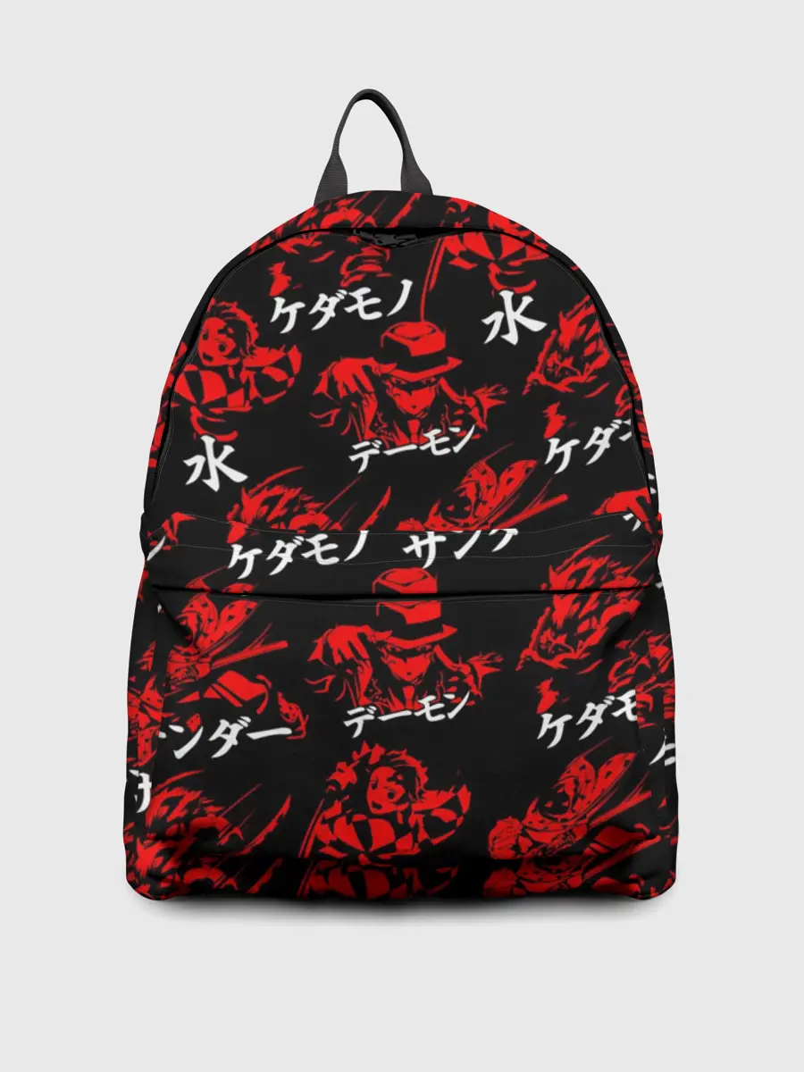 Рюкзак джинсовый / КЛИНОК, РАССЕКАЮЩИЙ ДЕМОНОВ