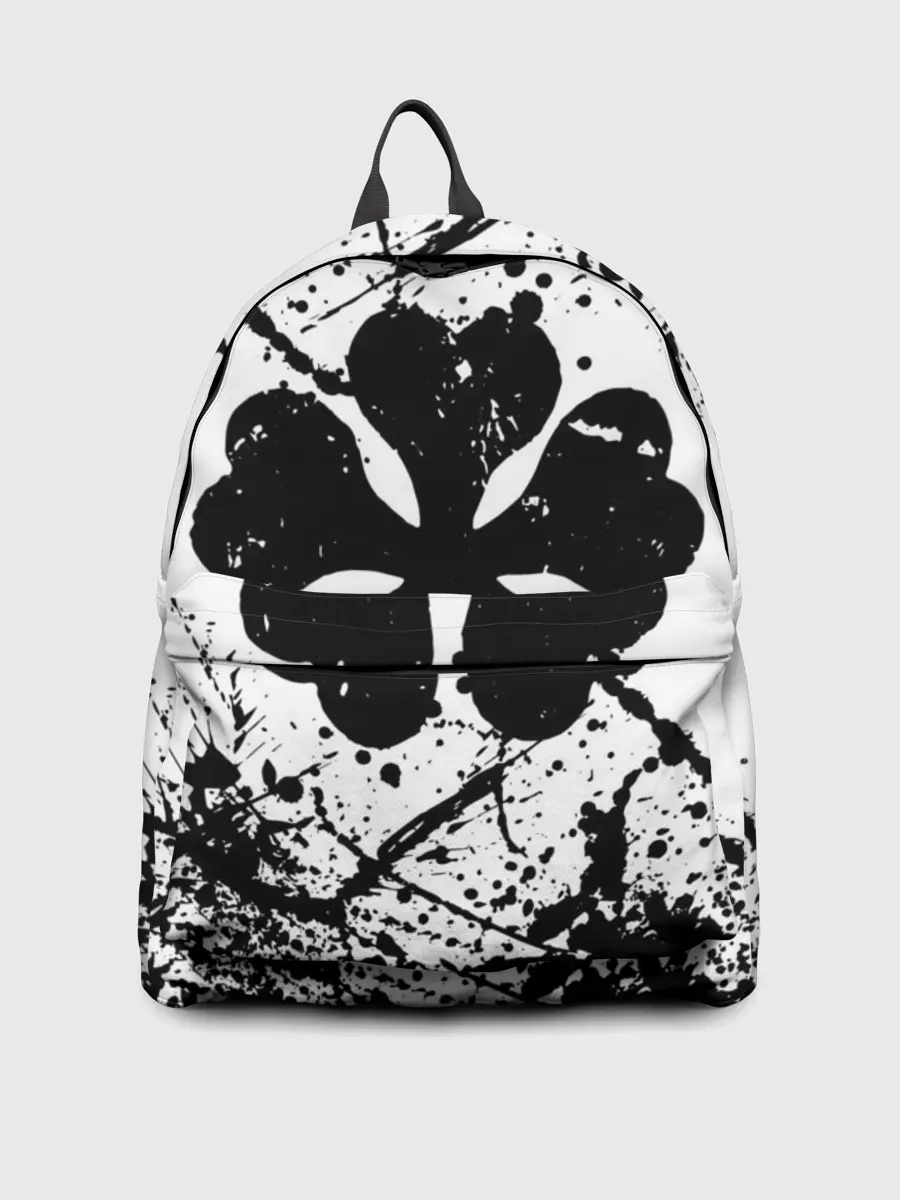 Рюкзак джинсовый / черный клевер,