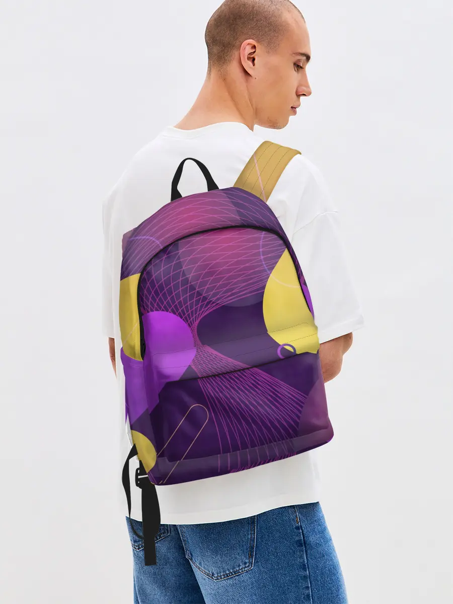 Рюкзак джинсовый / ГЕОМЕТРИЧЕСКИЕ ЛИНИИ