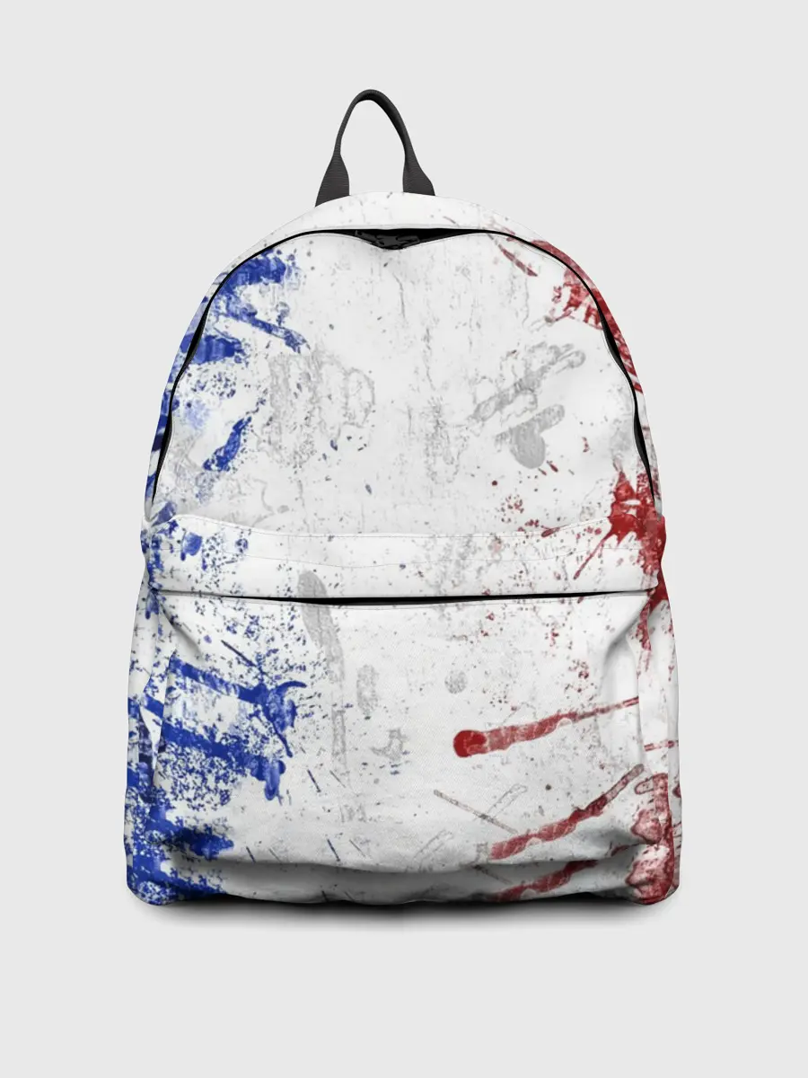 Рюкзак джинсовый / BLUE WHITE & RED