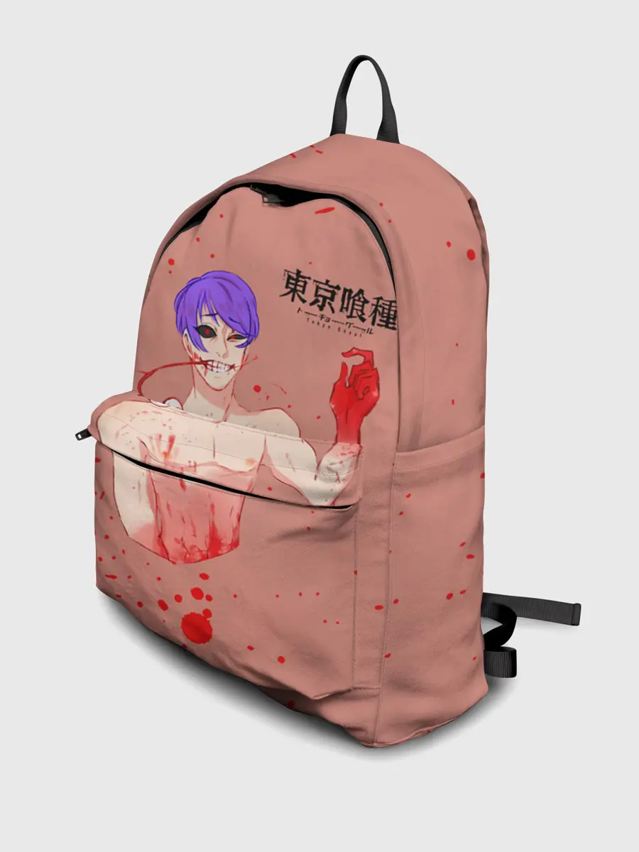 Рюкзак джинсовый / Сю Цукияма Токийский гуль