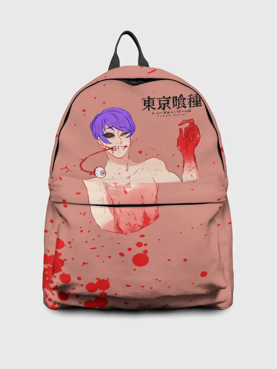 Рюкзак джинсовый / Сю Цукияма Токийский гуль