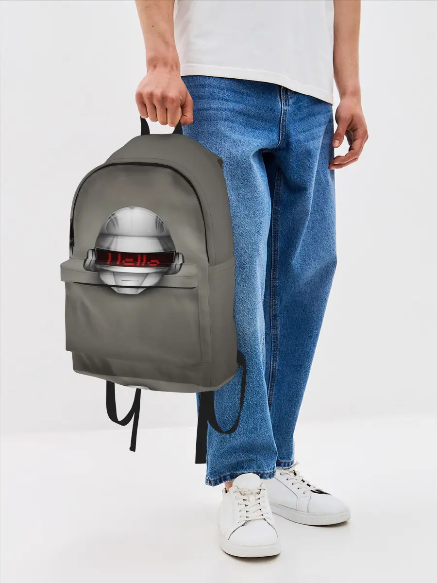 Рюкзак джинсовый / Daft Punk | Hello