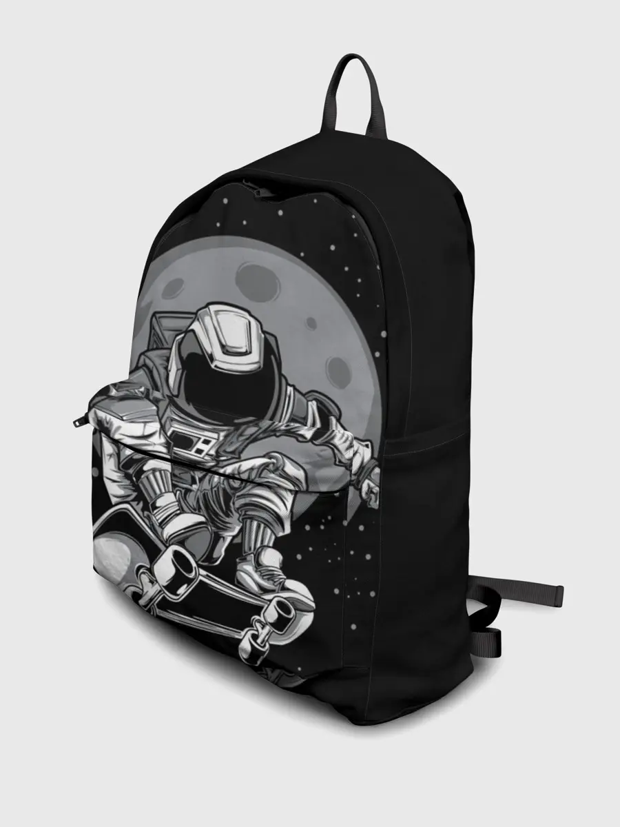 Рюкзак джинсовый / Скейтер в Космосе