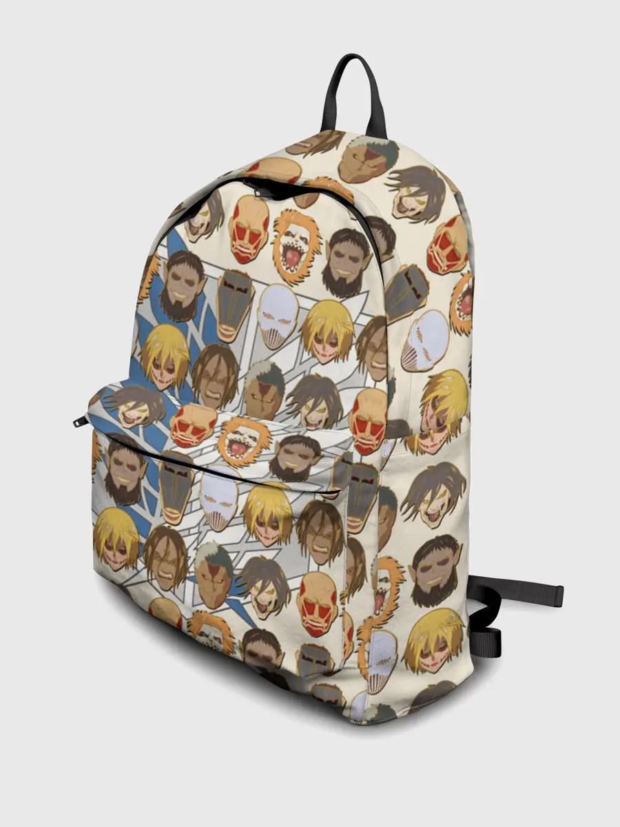 Рюкзак джинсовый / Девять титанов - паттерн