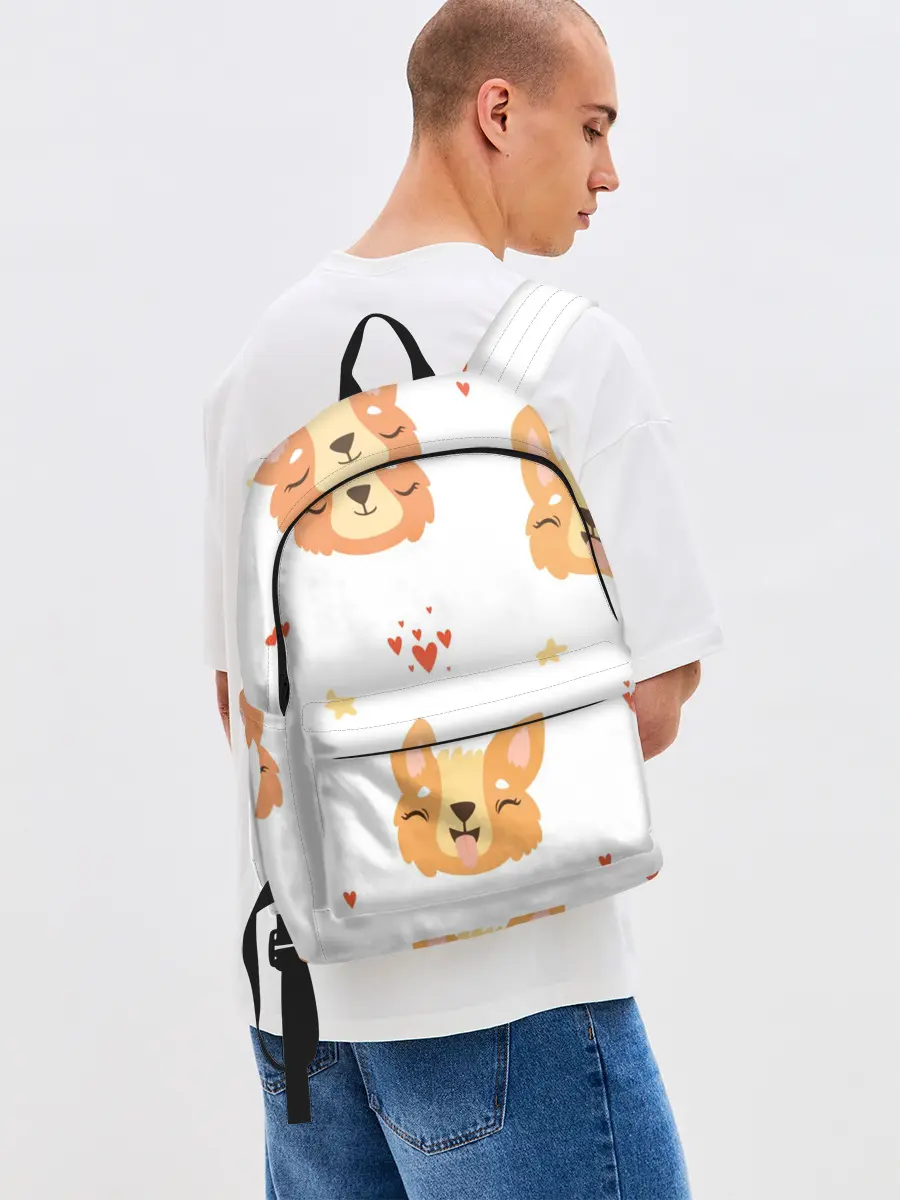 Рюкзак джинсовый / Милый Корги