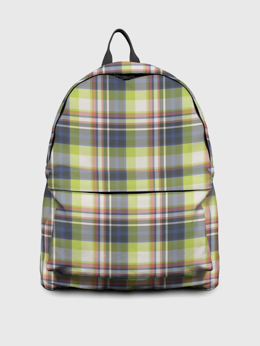 Рюкзак джинсовый / Текстура в клетку