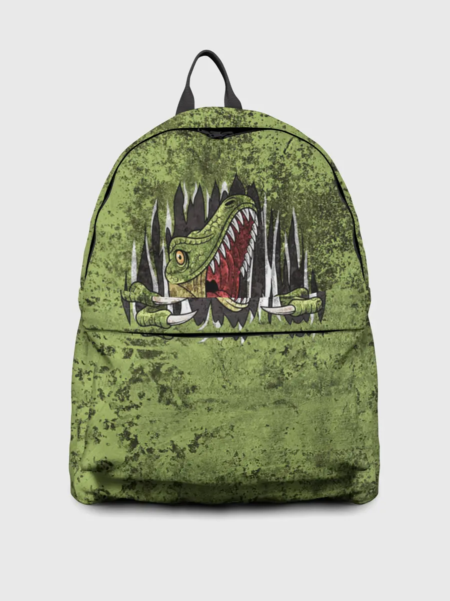 Рюкзак джинсовый / Динозавр из груди | Dino