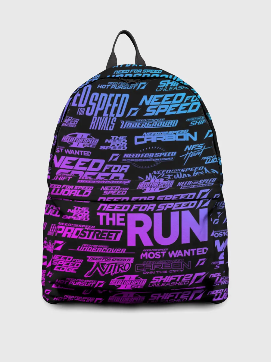 Рюкзак джинсовый / NFS ALL LOGOS NEON