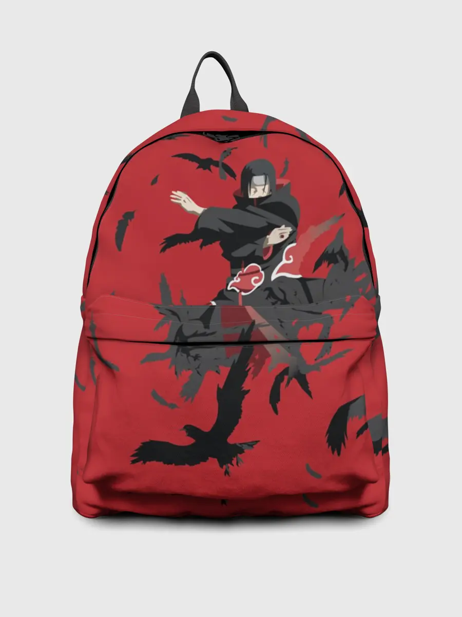 Рюкзак джинсовый / Итачи И Вороны