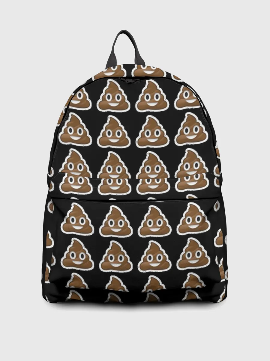 Рюкзак джинсовый / Pile of Poo on black