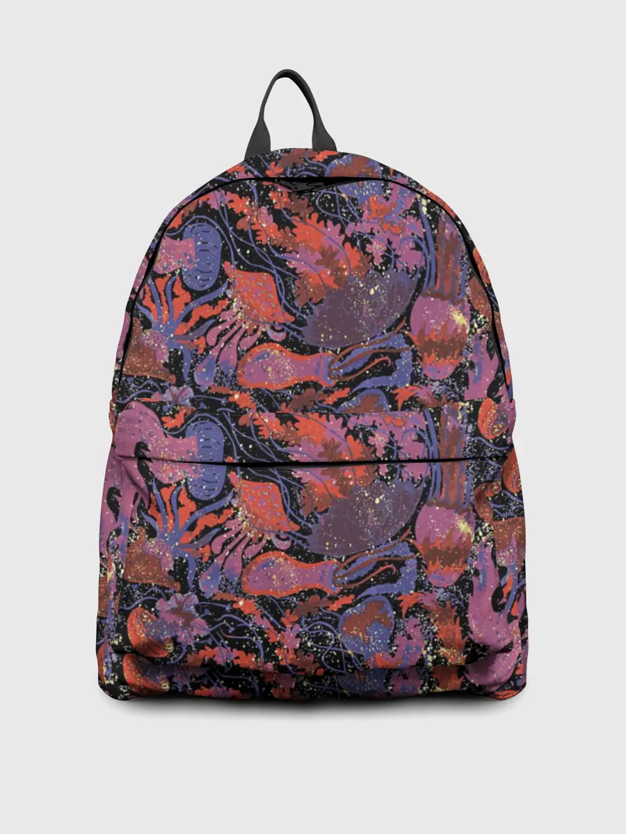 Рюкзак джинсовый / Медузы