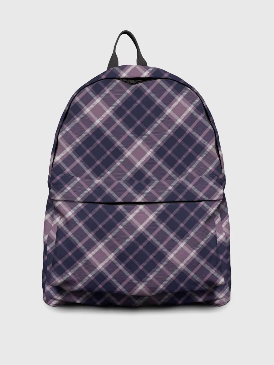 Рюкзак джинсовый / Текстура в клетку