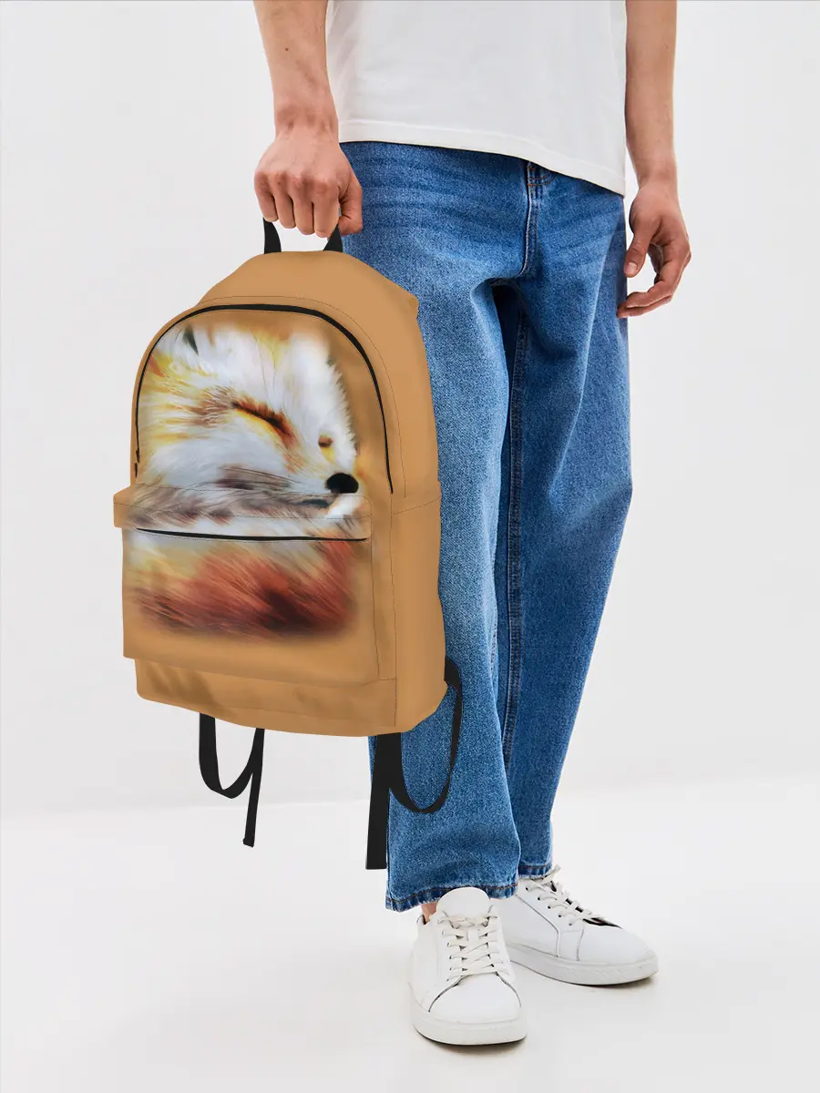 Рюкзак джинсовый / Лисичка