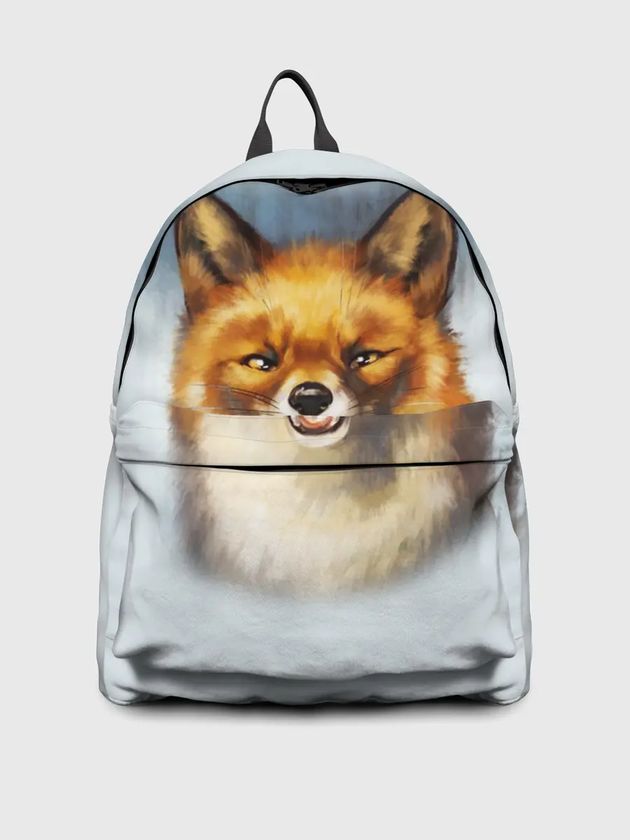 Рюкзак джинсовый / Рыжая лиса