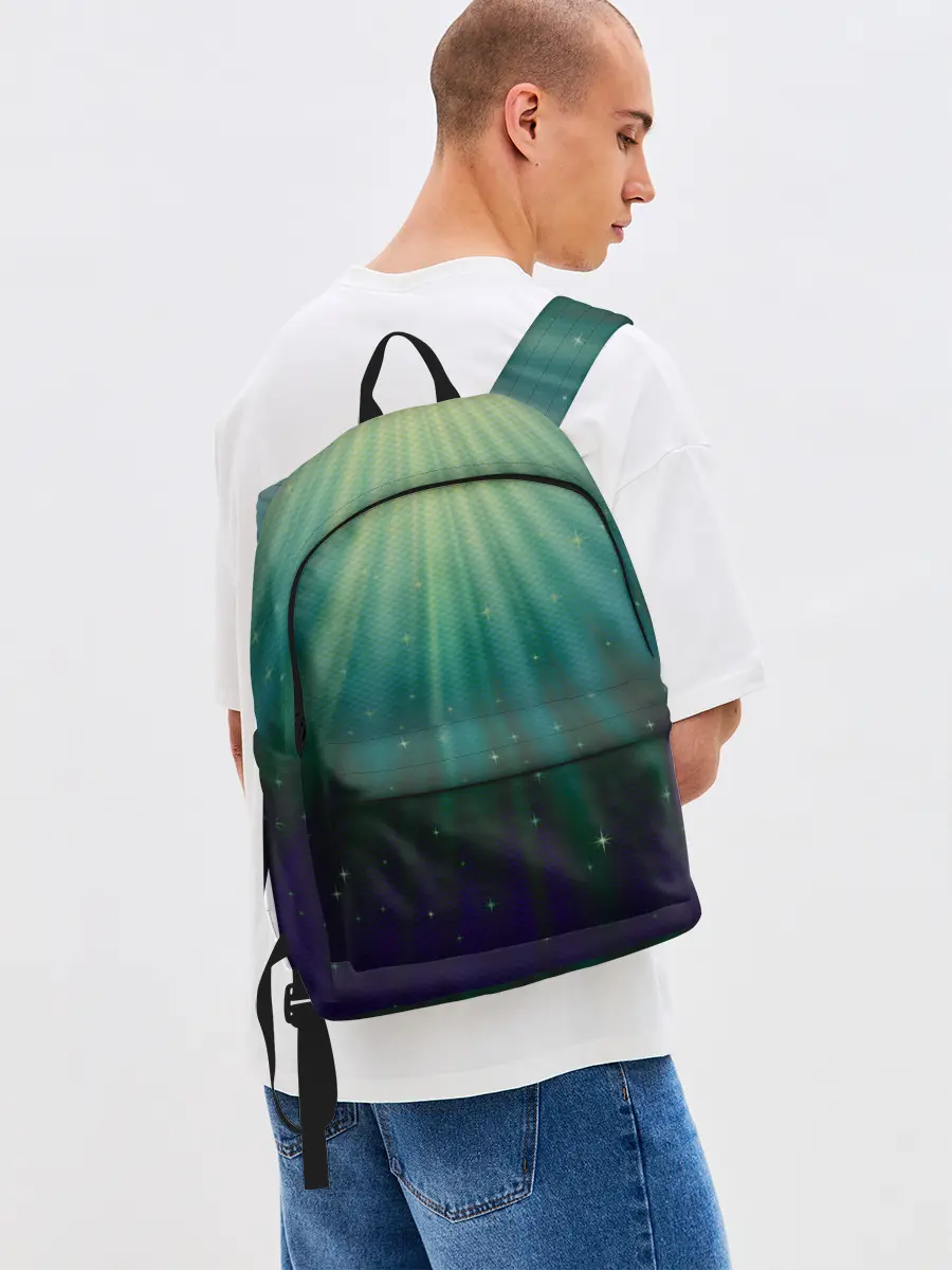 Рюкзак джинсовый / Сияние 3D