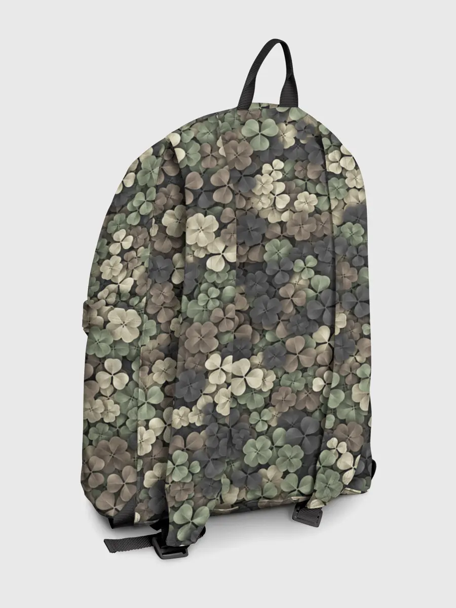 Рюкзак джинсовый / Камуфляж с клевером