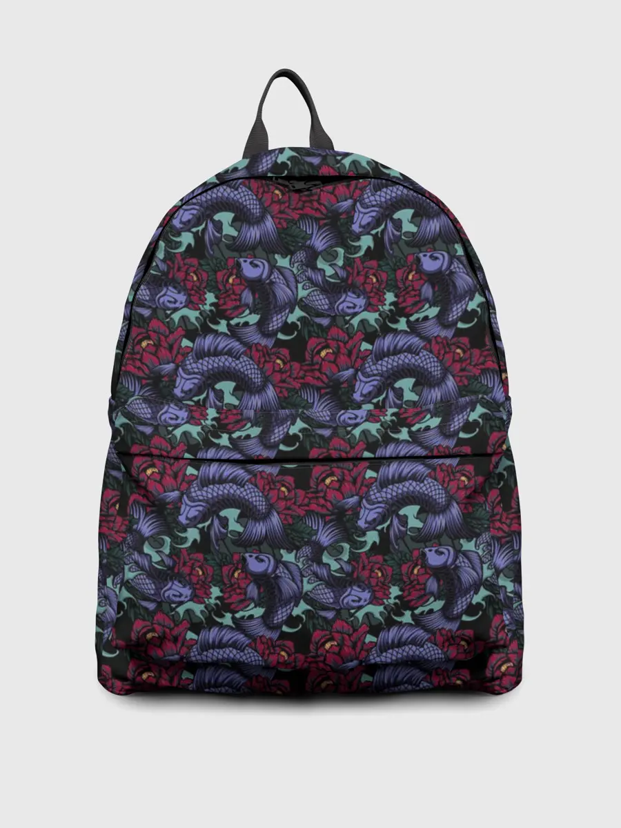 Рюкзак джинсовый / Рыбы