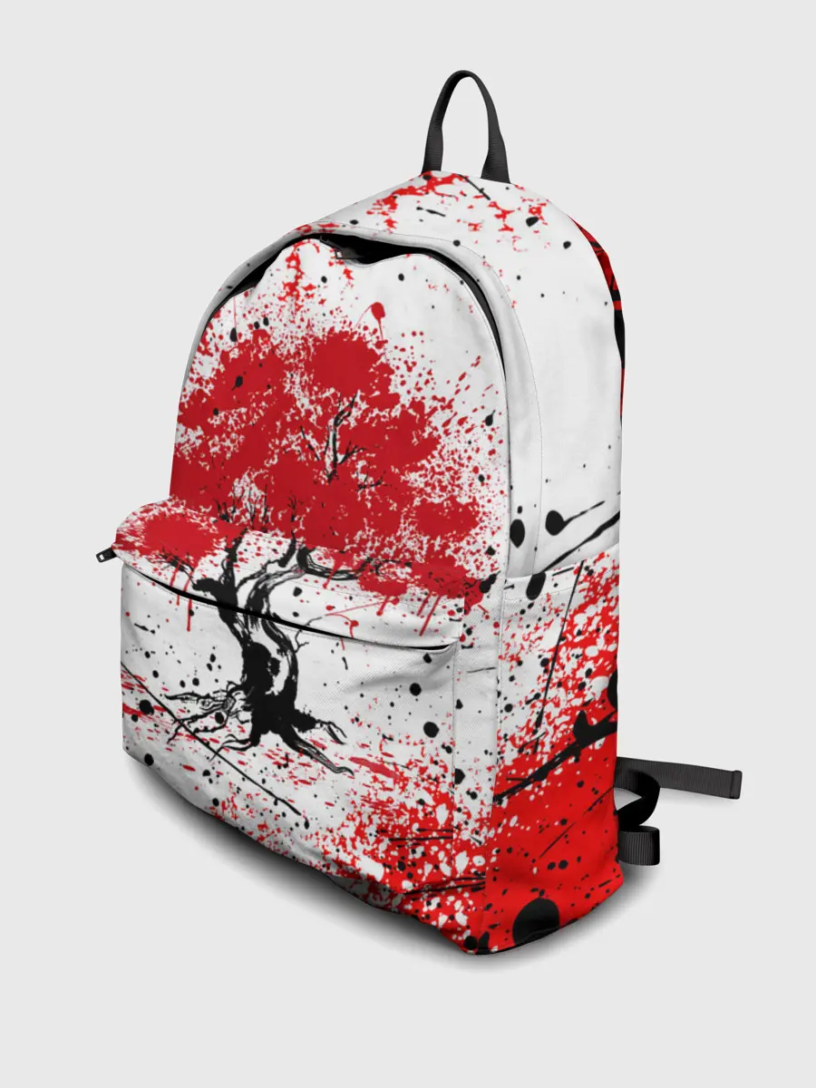 Рюкзак джинсовый / САКУРА | SAKURA | ВИШНЯ