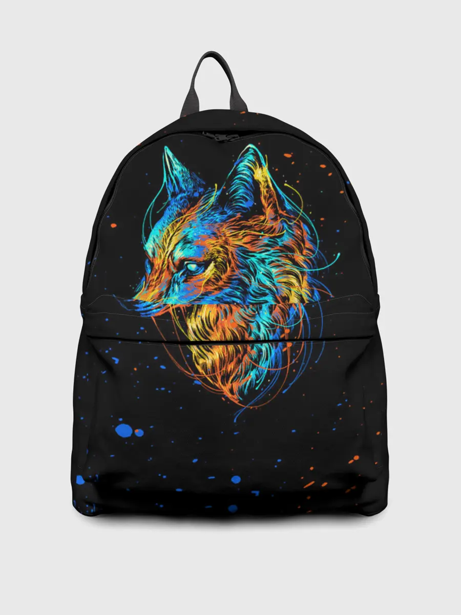 Рюкзак джинсовый / КРАСОЧНЫЙ ВОЛК