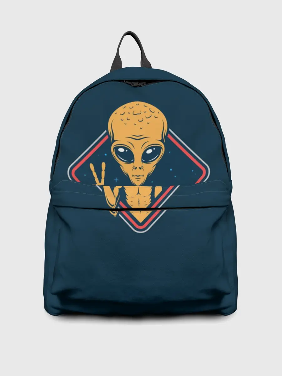 Рюкзак джинсовый / НЛО / UFO