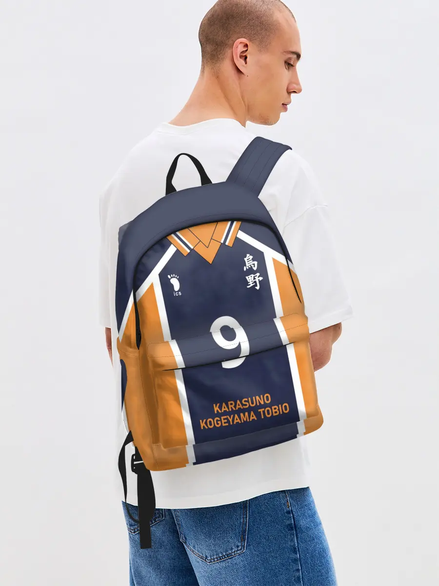 Рюкзак джинсовый / KARASUNO 9 | ФОРМА КАРАСУНО