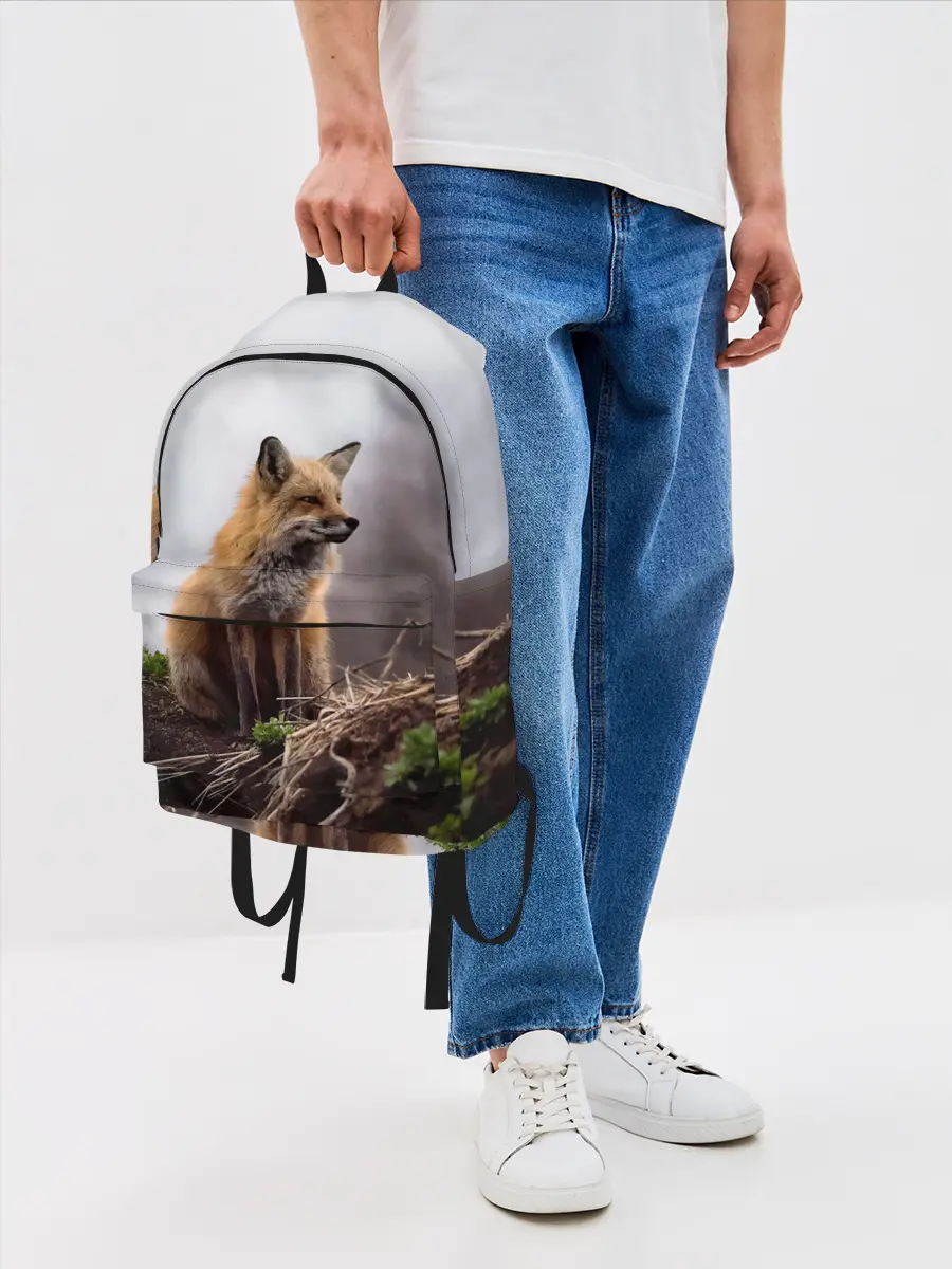 Рюкзак джинсовый / Лиса
