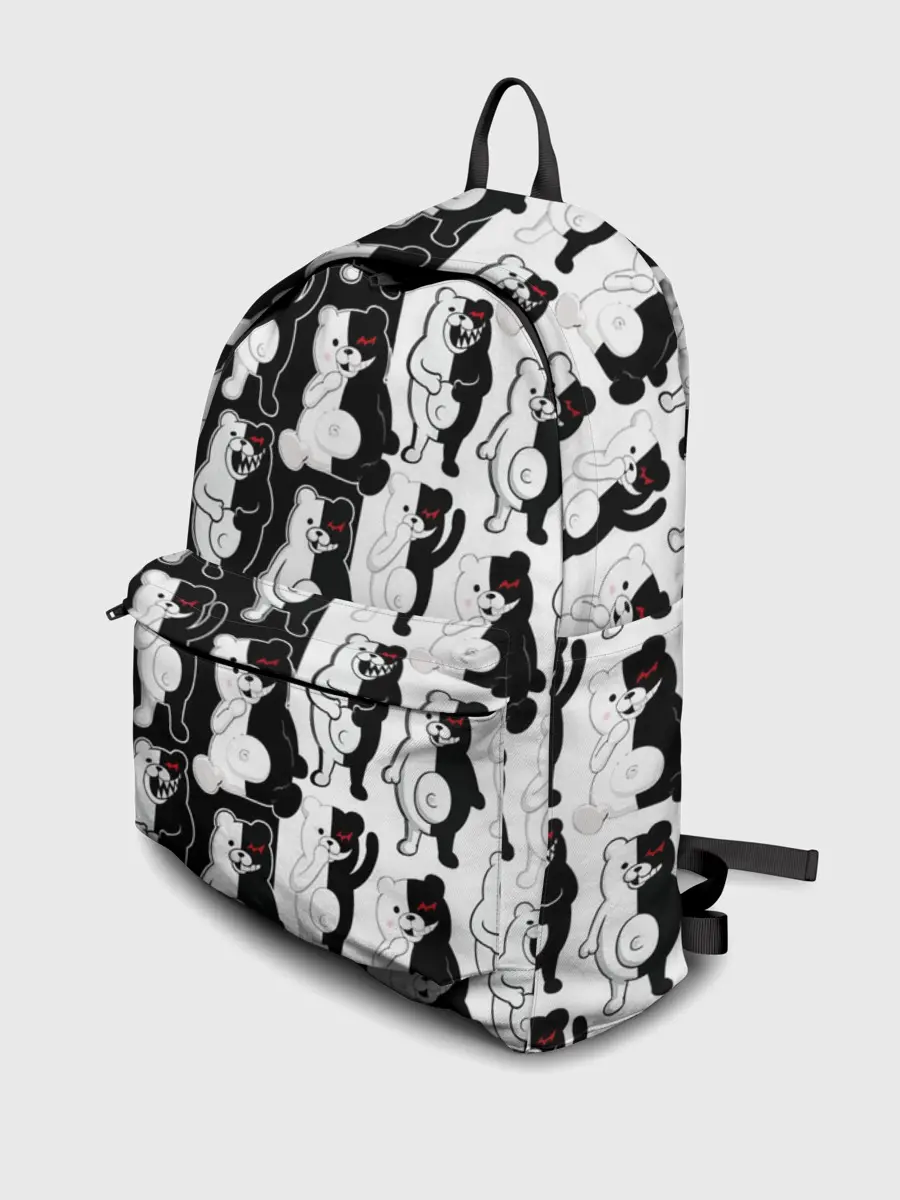 Рюкзак джинсовый / MONOKUMA / МОНОКУМА ПАТТЕРН