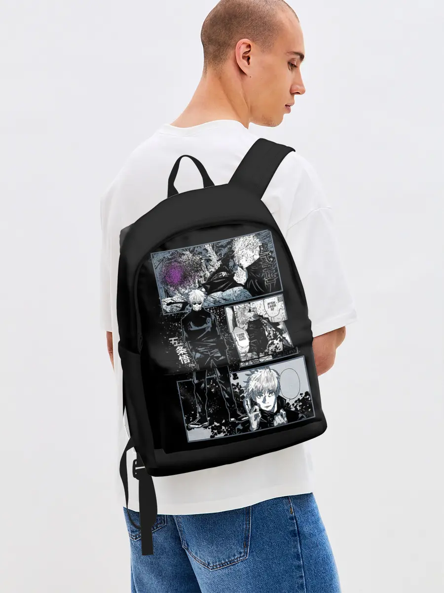 Рюкзак джинсовый / Сатору Гото Магическая битва