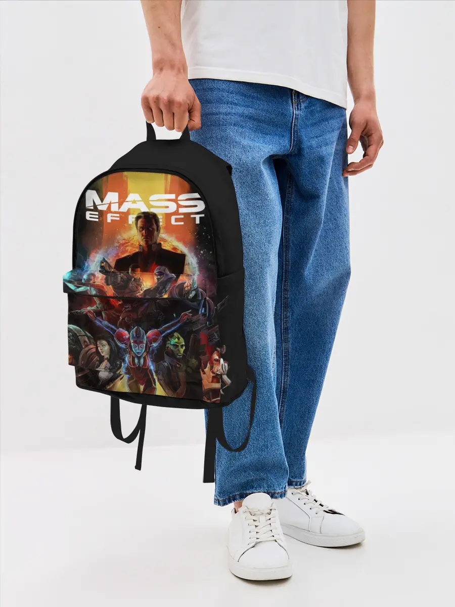 Рюкзак джинсовый / mass effect