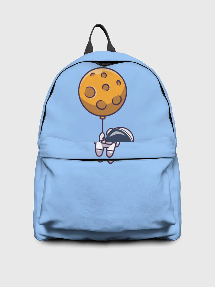 Рюкзак джинсовый / Космонавт с шариком