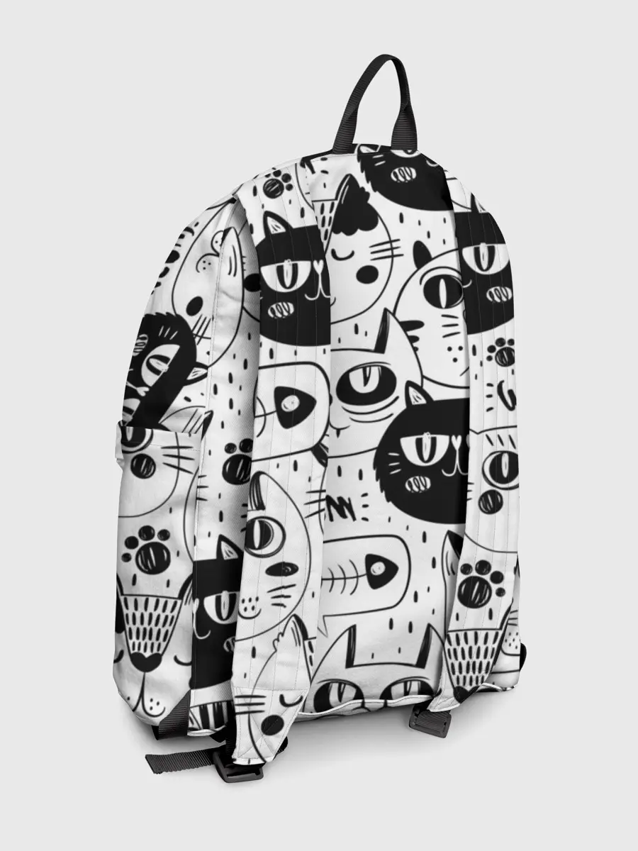 Рюкзак джинсовый / Кошки