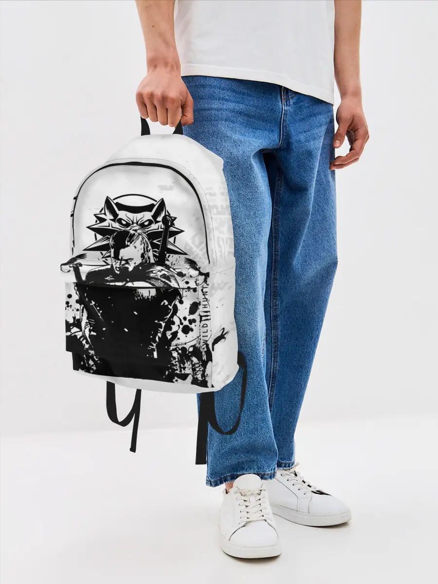 Рюкзак джинсовый / The Witcher 3 / Ведьмак 3