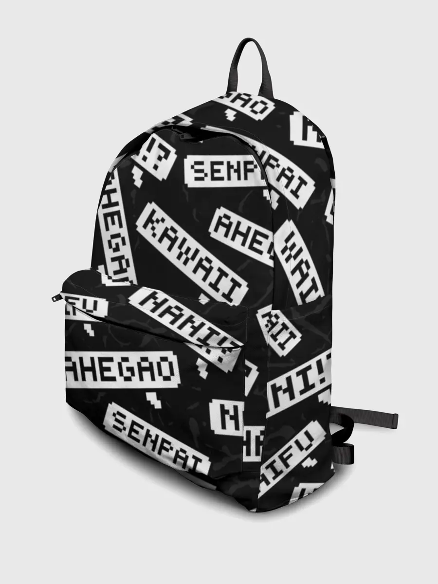 Рюкзак джинсовый / Ahegao Senpai Kawai