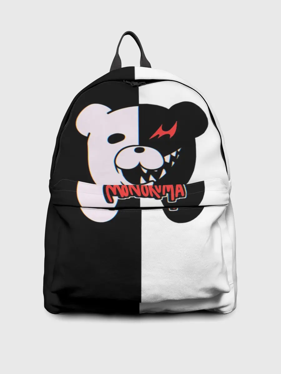 Рюкзак джинсовый / MONOKUMA / МОНОКУМА GLITCH