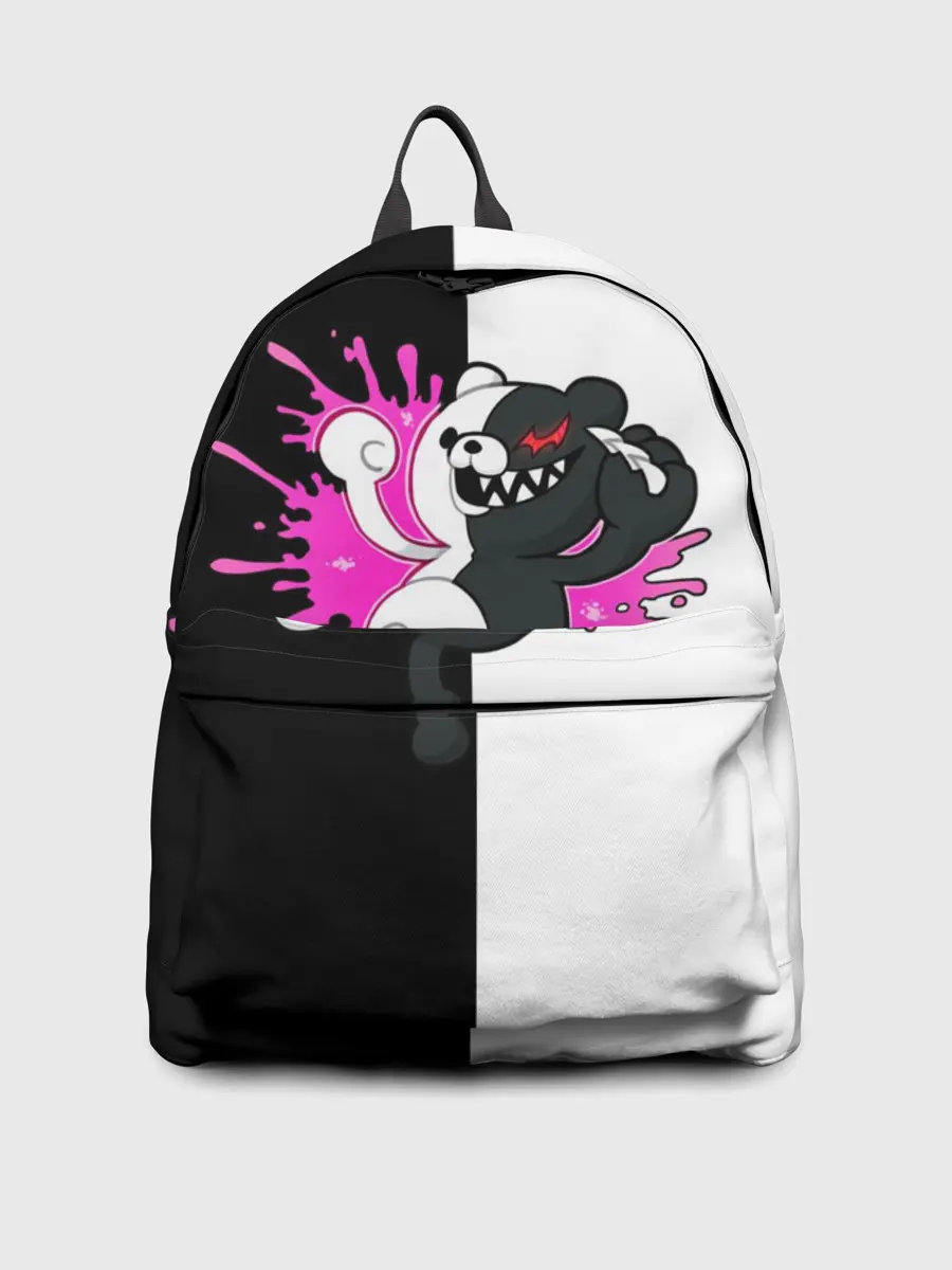 Рюкзак джинсовый / monokuma розовая жвачка