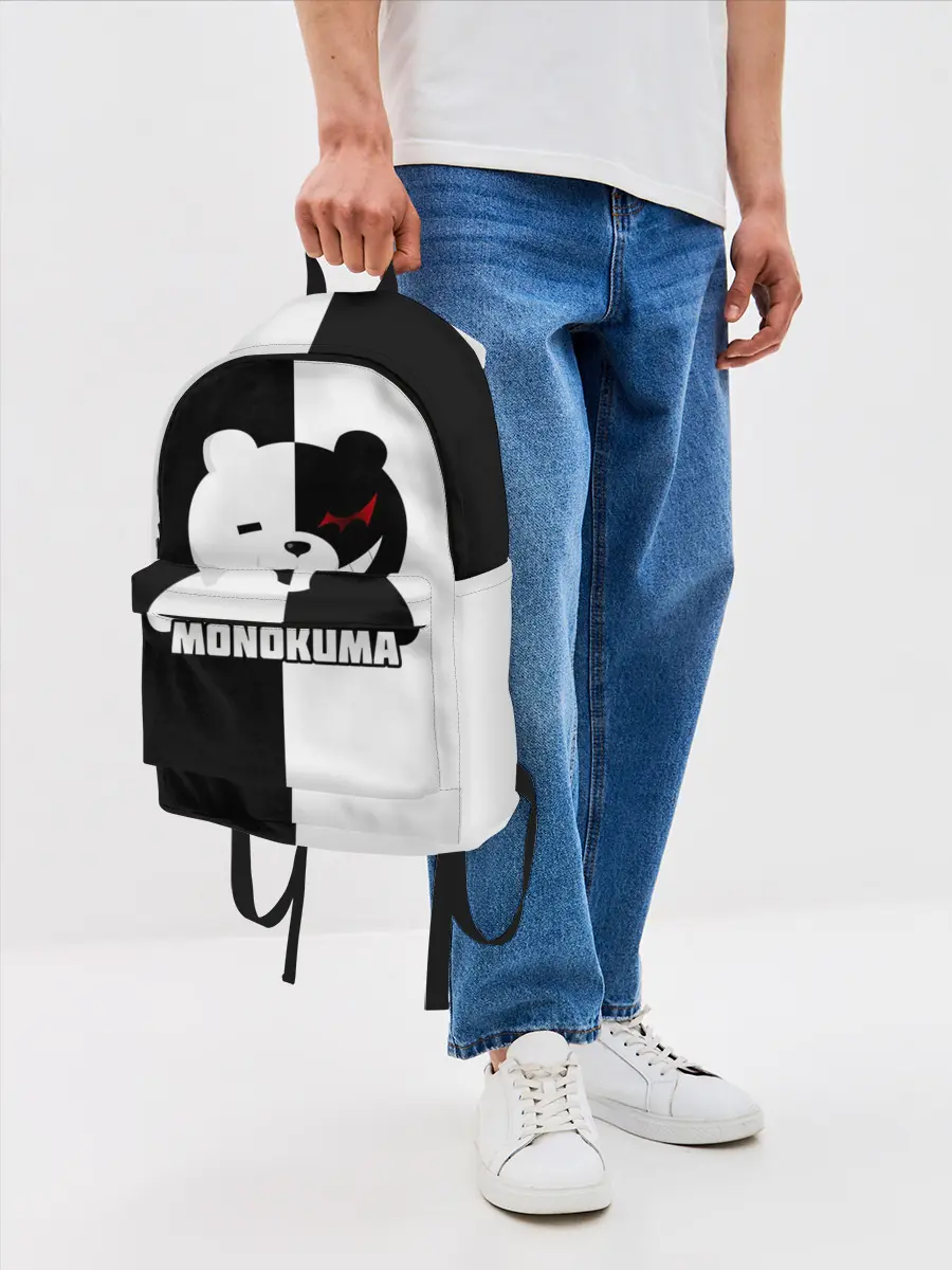 Рюкзак джинсовый / MONOKUMA / МОНОКУМА BEAR