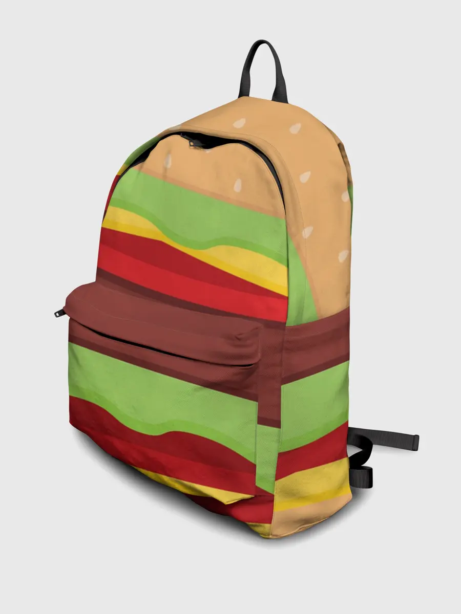 Рюкзак джинсовый / Бургер