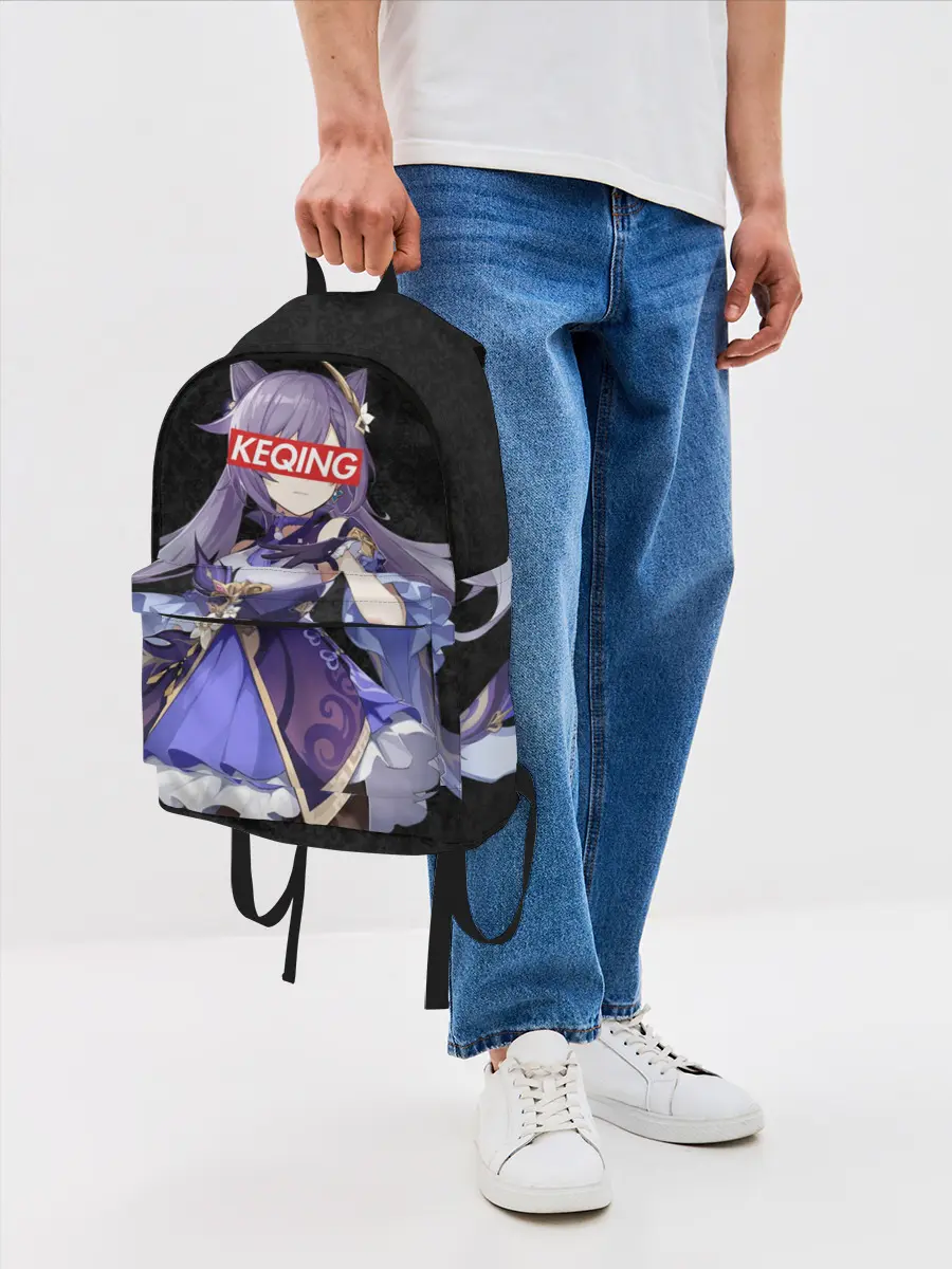 Рюкзак джинсовый / Genshin Impact KEQING