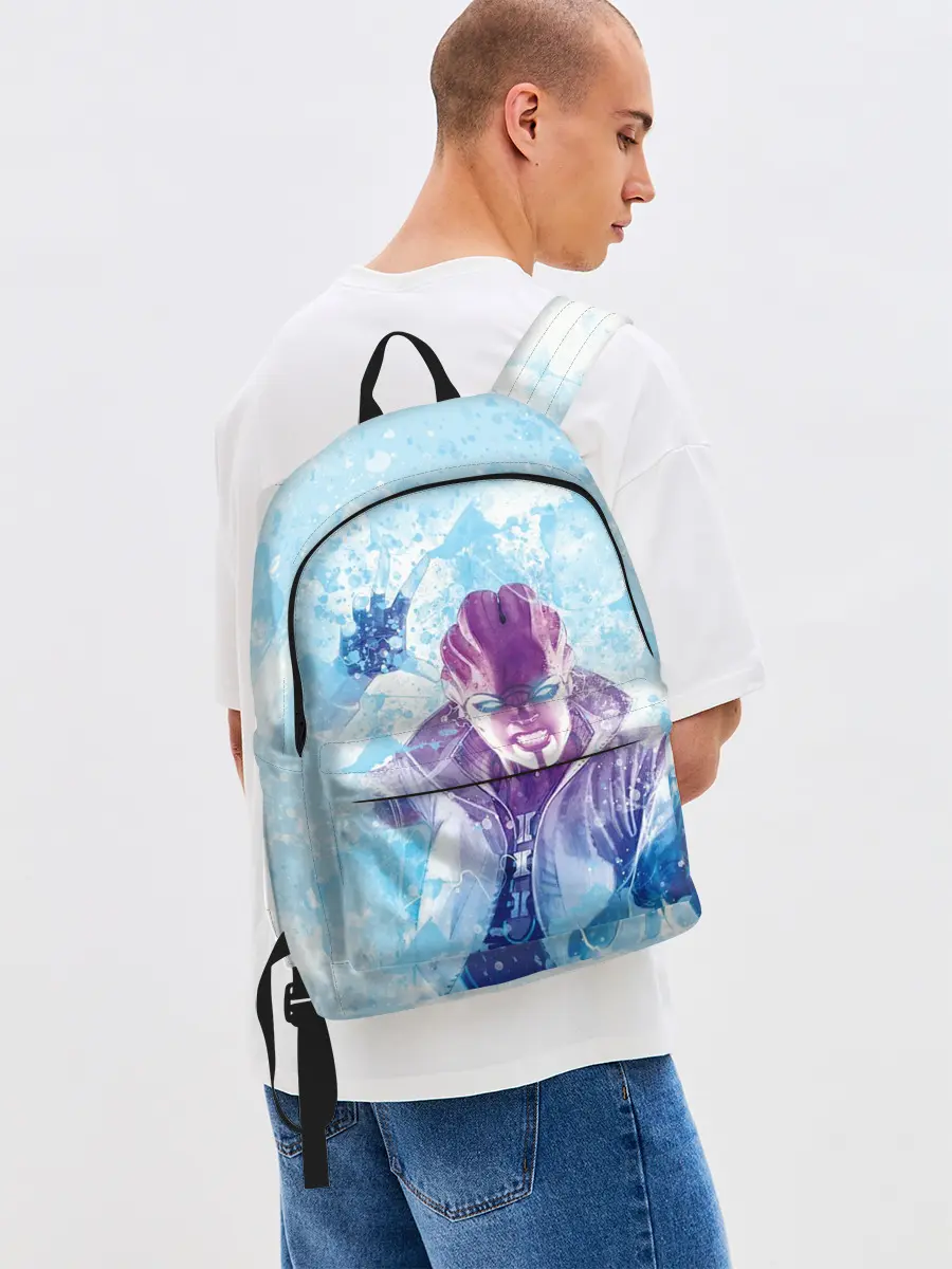 Рюкзак джинсовый / масс эффект