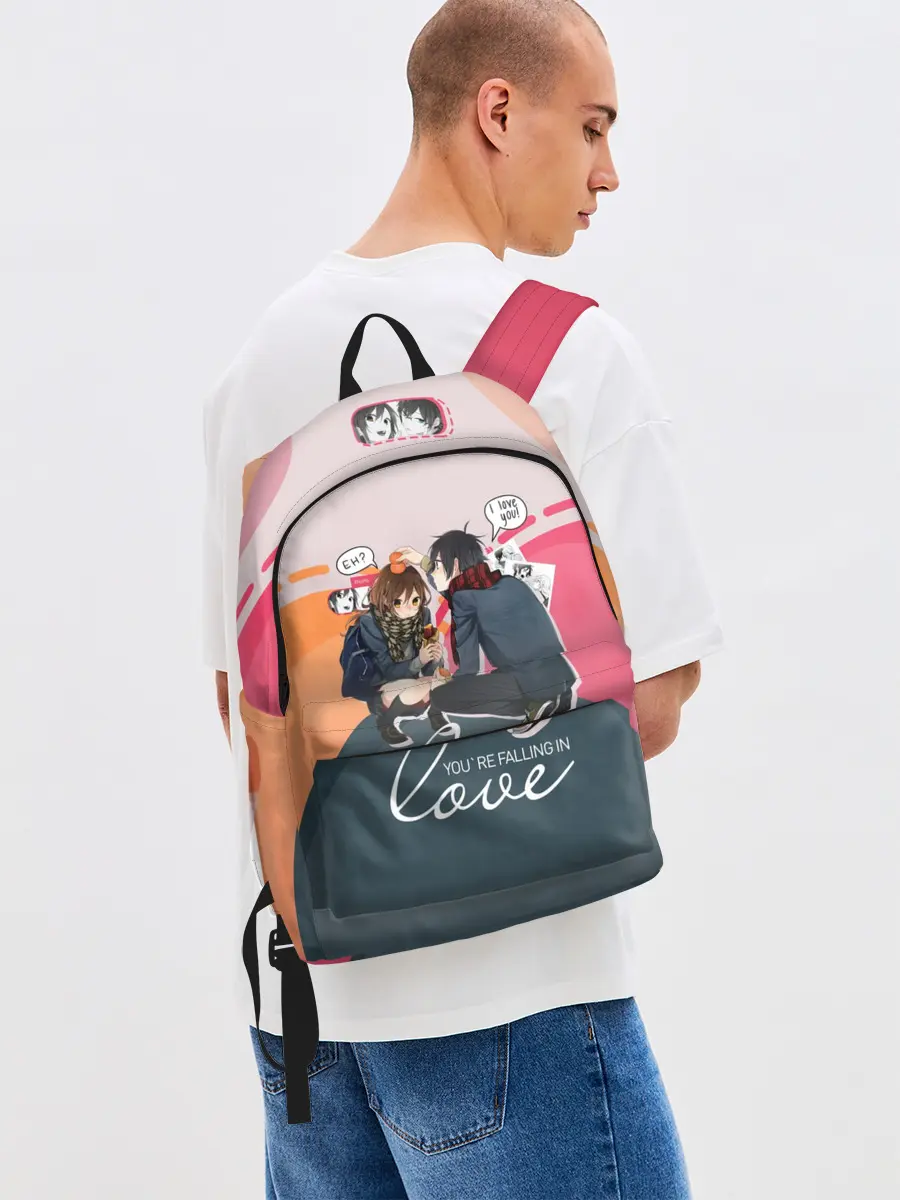 Рюкзак джинсовый / Хори-сан и Миямура-кун