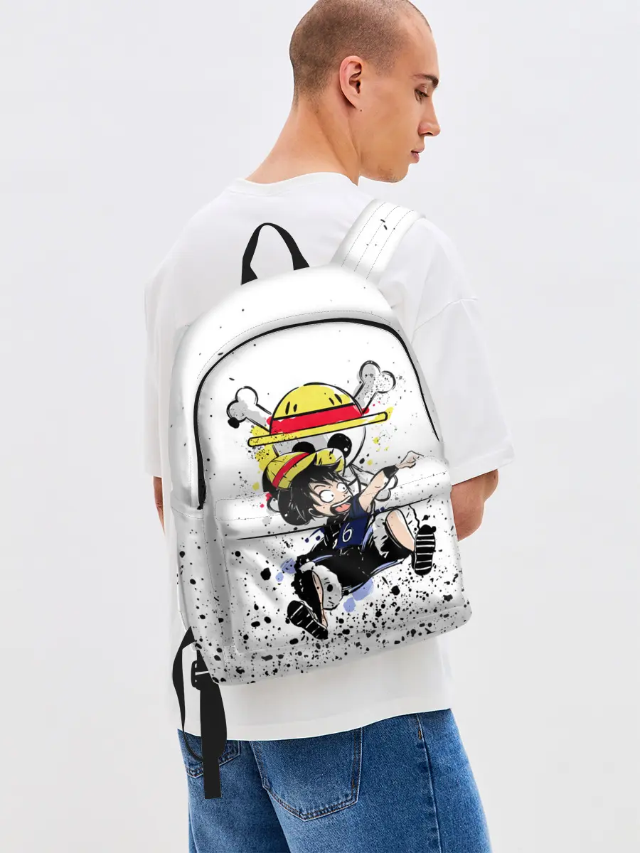 Рюкзак джинсовый / Луффи