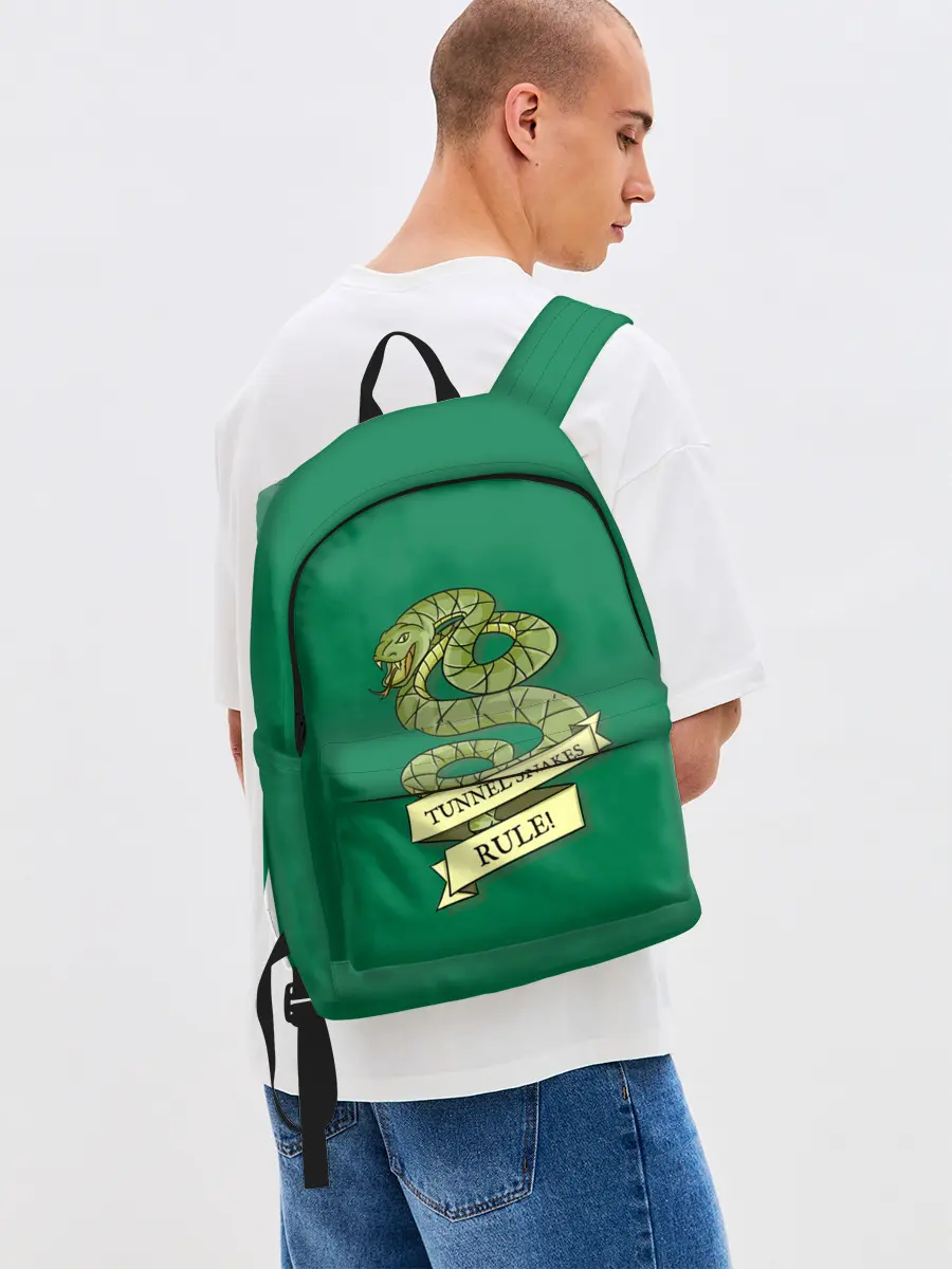 Рюкзак джинсовый / Туннельные змеи рулят!