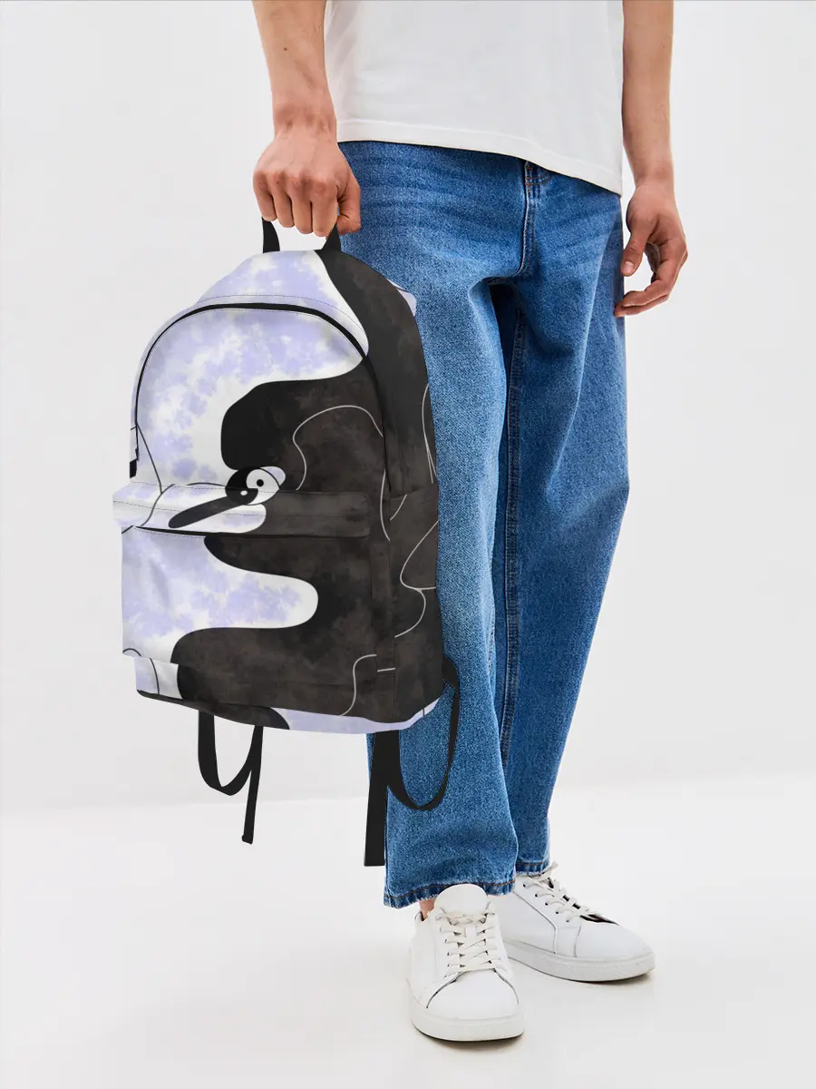 Рюкзак джинсовый / Инь-Янь